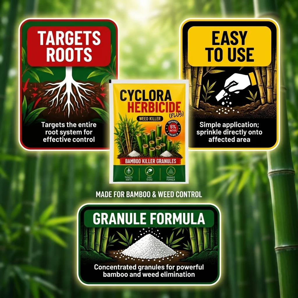 CYCLORA HERBICIDE PLUS GRASS KILLER GRANULES (PACK OF 2 × 250G)